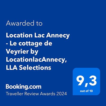 Le Cottage De Veyrier, Tres Jolie Vue Lac - Lla Selections By Location Lac Annecy Exterior photo
